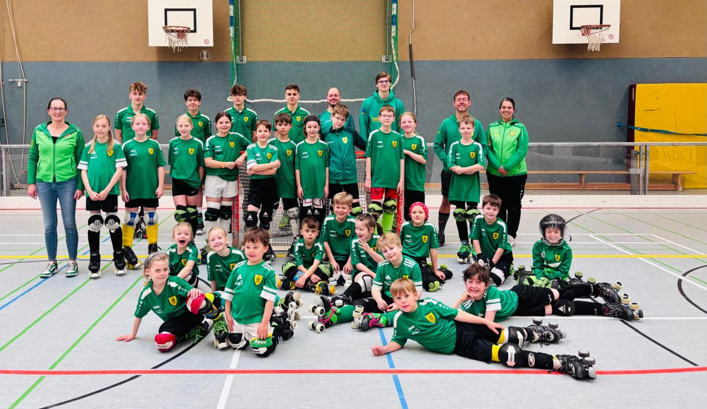 Nachwuchsspielerinnen und Nachwuchsspieler des RHC Recklinghausen